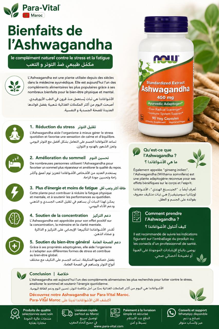 Bienfaits de l'Ashwagandha : le complément naturel contre le stress et la fatigue