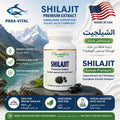 Extrait premium de Shilajit - Paradise Herbs - 60 gélules