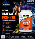 NOW Omega 3 Fish Oil 1000 mg - capsules