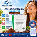 California Gold Nutrition, Peptides de collagène marin hydrolysé au cacao, 206 g