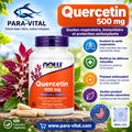 Quercétine, 500 mg, 100 capsules végétariennes - NOW Foods -