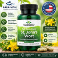 St. John's Wort, 375 mg, 120 Capsules véganes