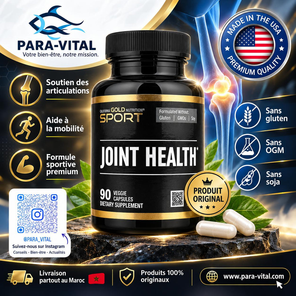 MSM, chlorhydrate de glucosamine, sulfate de chondroïtine, curcuma et boswellie, 90 capsules végétales