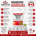 magnésium Glycinate, 200 mg, 120 capsules végétariennes - Natural Factors -
