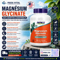 magnésium Glycinate, 180 comprimés- NOW Foods -